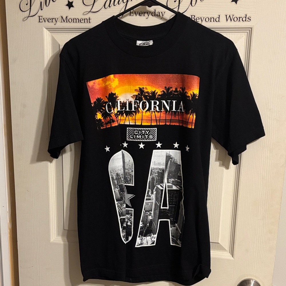 California Graphic Short Sleeve Tee - Black